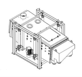 silica sand separation apply Rectangle tumbler screen machine factory price on sale supplier